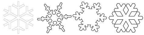 Snowflake Printable Pattern