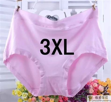 3xlxxxlwomens Plus Size Solid Underwear Panties Women Briefs Bamboo