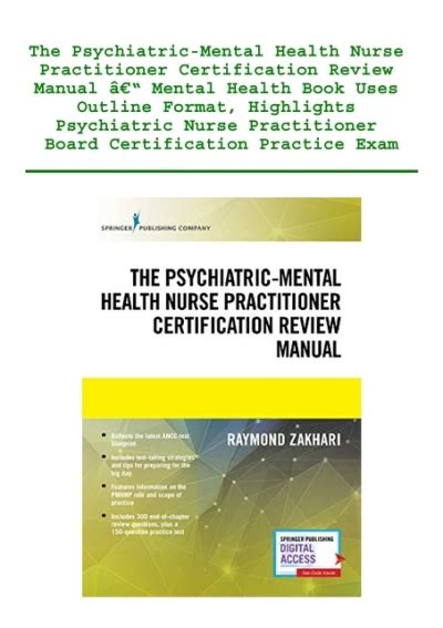 Pdf The Psychiatric Mental Health Nurse Practitioner Certification