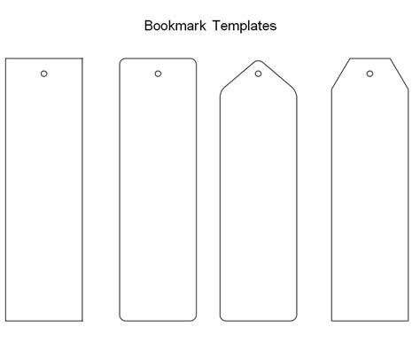 23 Excellent Bookmark Templates In Ms Word Word Excel Samples