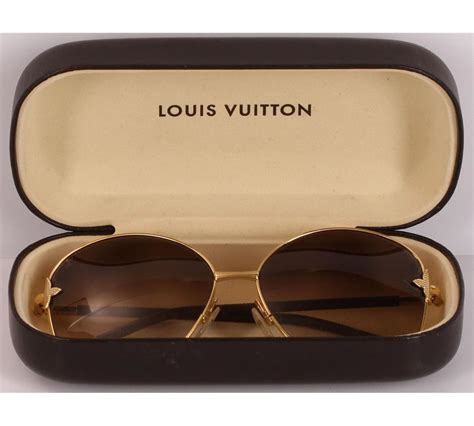 Authentic Louis Vuitton Gold Sunglasses