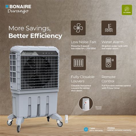 Bonaire Durango 5300 Cfm Portable Evaporative Air Cooler
