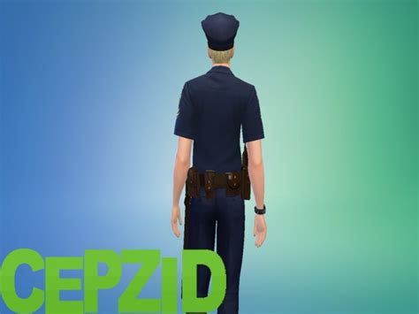 Mod The Sims The Sims Freeplay Police Uniform By Novalpangestik • Sims