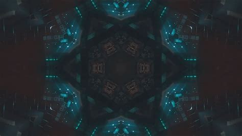 Kaleidoscope Shot Of Night City Lights Free Stock Video