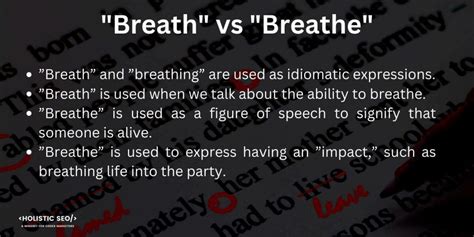 Breath Vs Breathe Difference Between Them And How To Correctly Use