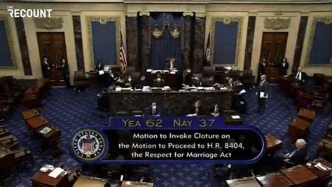 wonderproductions on twitter rt therecount 62 37 the u s senate advances the respect for