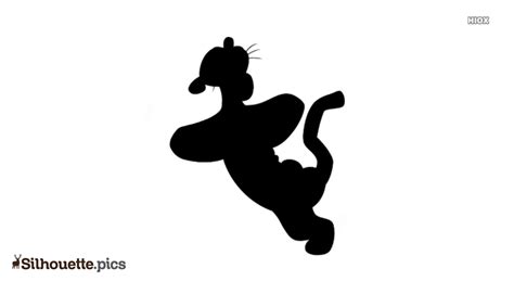 Winnie The Pooh Tiger Silhouette Vector Clipart Images Pictures