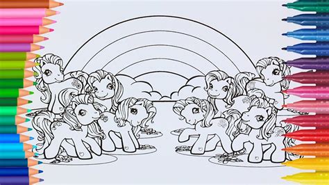 Lernen Sie Farben Durch das Färben von My Little Pony G3 ...