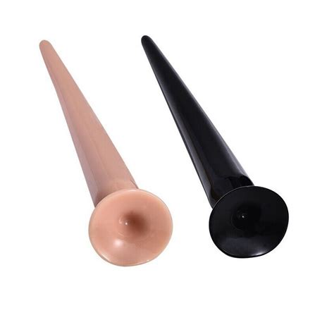 Huge Long Butt Anal Plug Suction Cup Dildo Dick Women Men Soft Sex Toy Flexible EBay