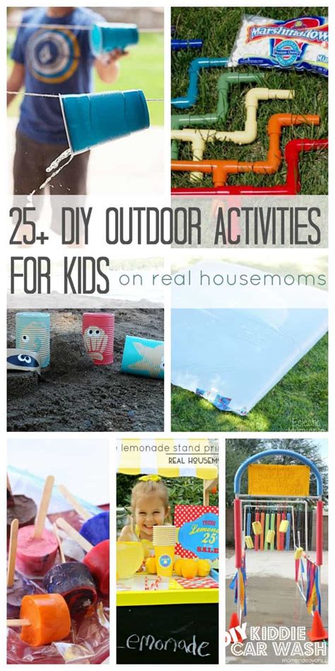 25 Diy Outdoor Activities For Kids ⋆ Real Housemoms