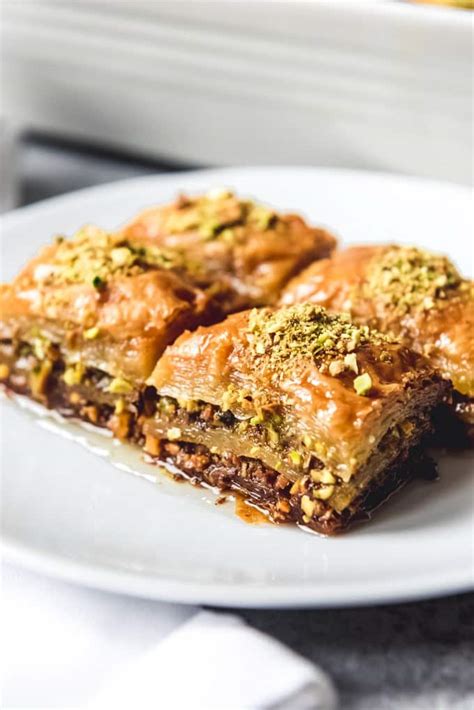 Traditional Lebanese Baklava Recipe Bios Pics