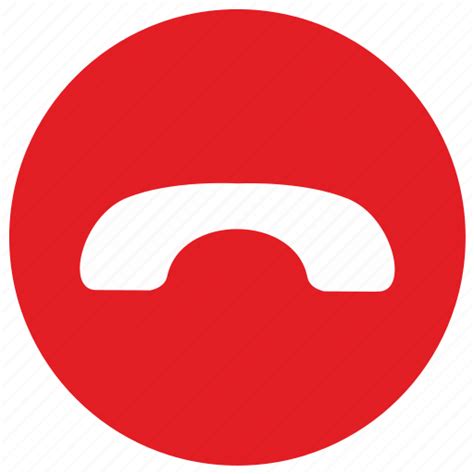Call Icon Png Red