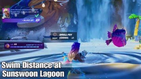 Swim Distance At Sunswoon Lagoon Fortnite Summer Escape Quest