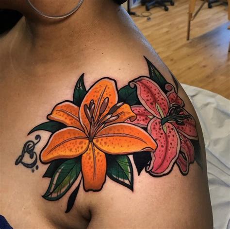 50 Lily Flower Tattoos Ideas And Designs For Those Looking For The