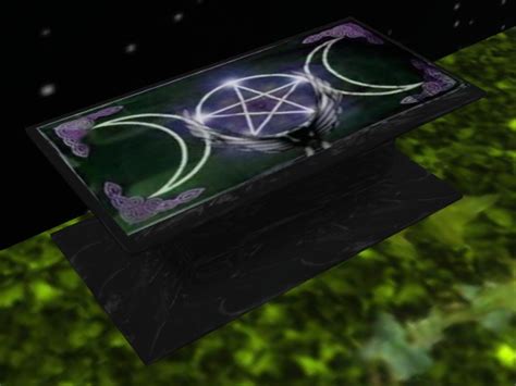 Second Life Marketplace Wiccan Altar Triple Goddess