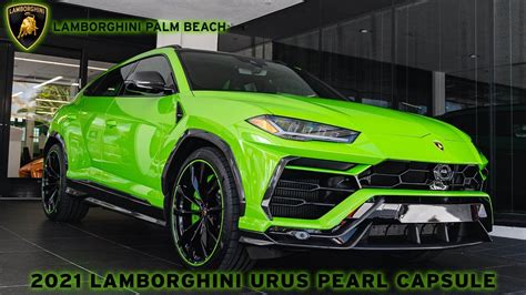 2021 Lamborghini Urus Pearl Capsule Verde Mantis Lpb Youtube