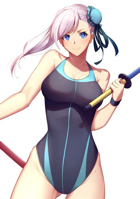 kuen kuennn12 fate grand order miyamoto musashi fate grand order cleavage swimsuits sword