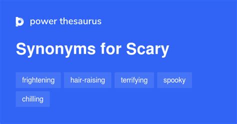 Scary Synonyms 523 Words And Phrases For Scary Page 2