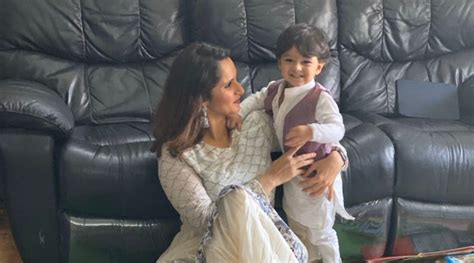 Tennis News Sania Mirza Celebrates Eid Al Fitr With Son Izhaan