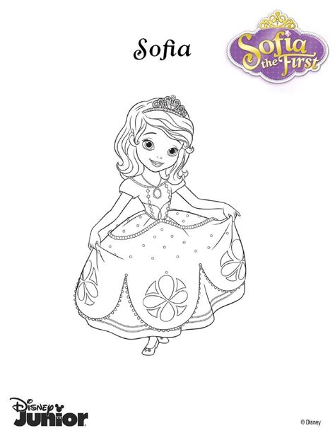 Disney Princess Sofia Coloring Pages