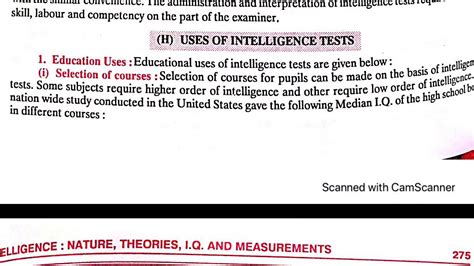 Uses And Limitations Of Intelligence Tests Youtube