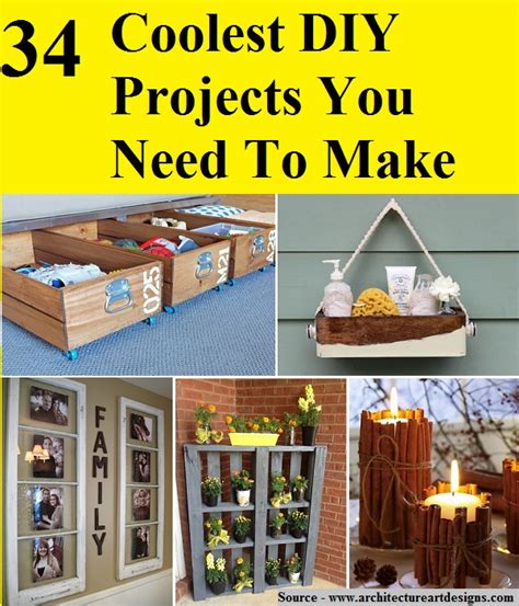 34 Coolest Diy Projects You Need To Make Home And Life Tips