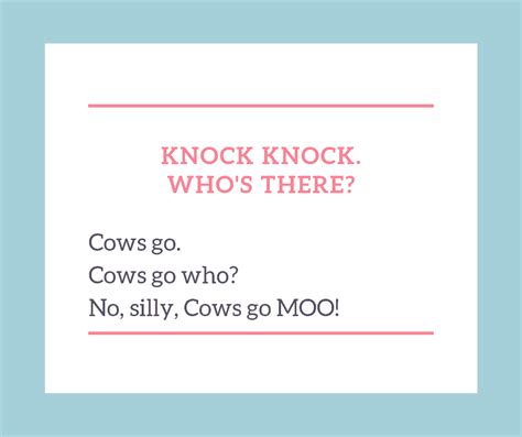 Funny Knock Knock Jokes For Preschoolers Pin On For Kids The Best