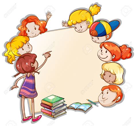 Cute frames clipart 3 clipart station. Kinder schreiben clipart 7 » Clipart Station