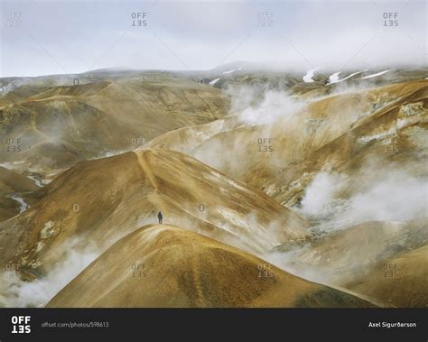 Dramatic Geothermal Hotspot In Iceland Stock Photo Offset