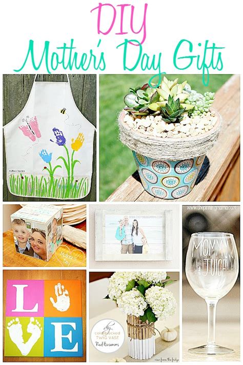 We've rounded up some simple but cute ideas that the kids can gift. DIY Mother's Day DIY Gift Ideas - Home. Made. Interest.