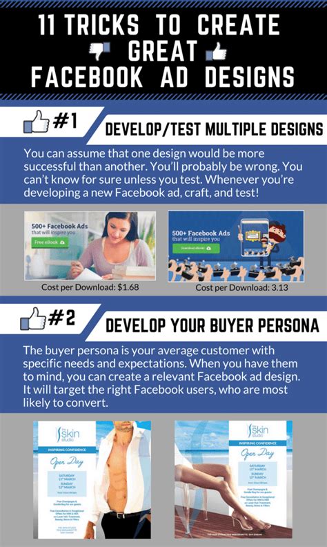 Infographic Top 11 Tips For Creating Effective Facebook Ads Better