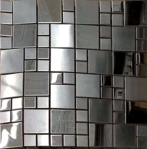 Stainless Steel Tile Hs091 Dixietileshop Mosaic Tiles Backsplash