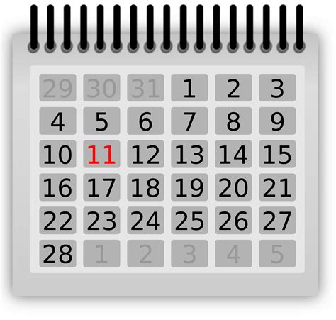 Clipart - Calendar