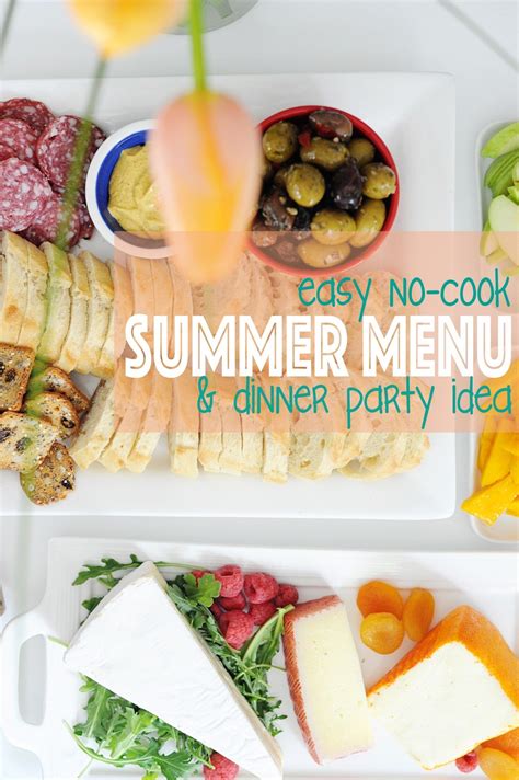Best Summer Dinner Party Menu Idea Summer Dinner Party Menu Dinner