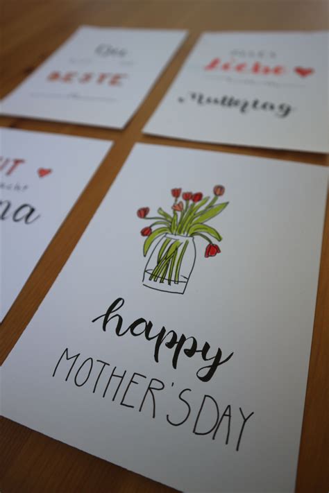 Weitere ideen zu aquarell karte, diy muttertagskarte, muttertagskarte. Muttertagskarte Handlettering in 2020 | Muttertag ...