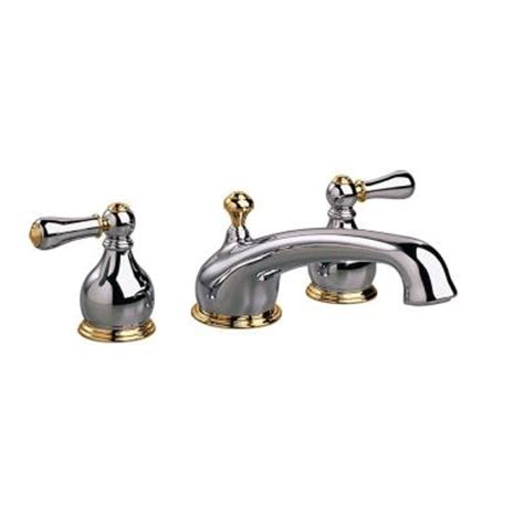Installing a widespread faucet can be done as a diy. American Standard Williamsburg 2-Handle Deck-Mount Roman ...