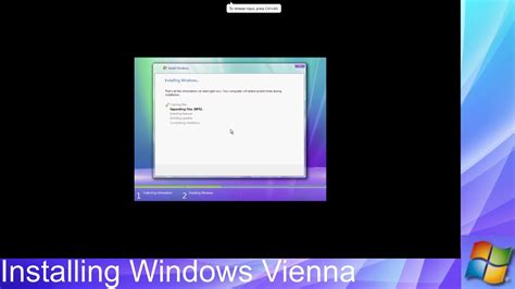 Installing Windows Vienna Youtube