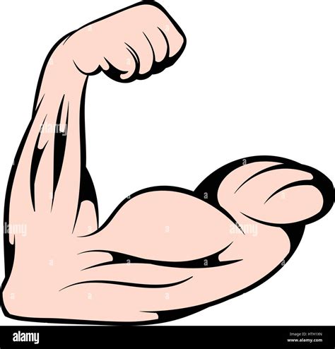 Strong Biceps Icon Icon Cartoon Stock Vector Image Art Alamy