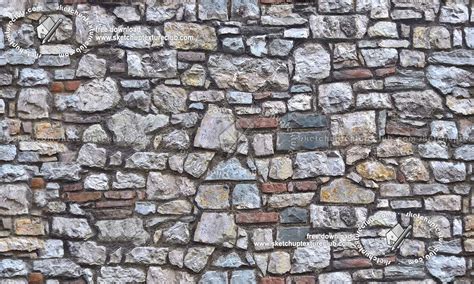 Italy Old Wall Stone Texture Seamless 19808