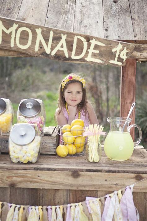 lemonade stand birthday party ideas photo 24 of 31 catch my party