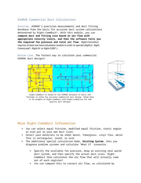 Docx Ashrae Commercial Duct Calculations Dokumen Tips