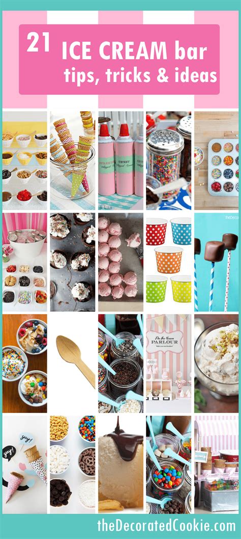 A Roundup Of 20 Ice Cream Sundae Bar Ideas For Summer Parties