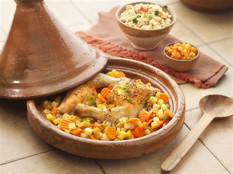 Discover our recipes for chicken tagine, inspired by the classic moroccan dish. Moroccan Chicken Tagine Recipe with Potatoes and Carrots