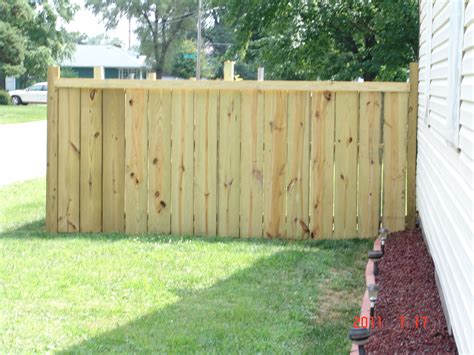 Pressure Treated Wood Fence Designs Building A Privacy Fence Using