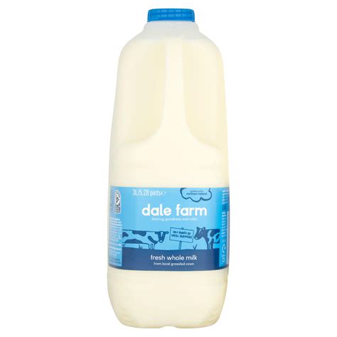 Dale Farm Fresh Whole Milk 528 Pints3l Milk Iceland Foods