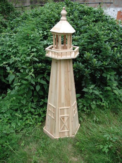 Build this spectacular 7 ft. Marvelous Garden Lighthouse #6 Wooden Lighthouse ...