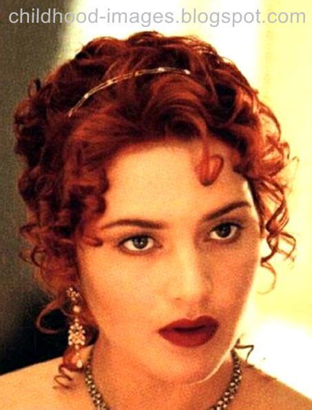 Titanic Kate Winslet As Rose Kate Winslet Titanic Hair Hair Styles Red Hair