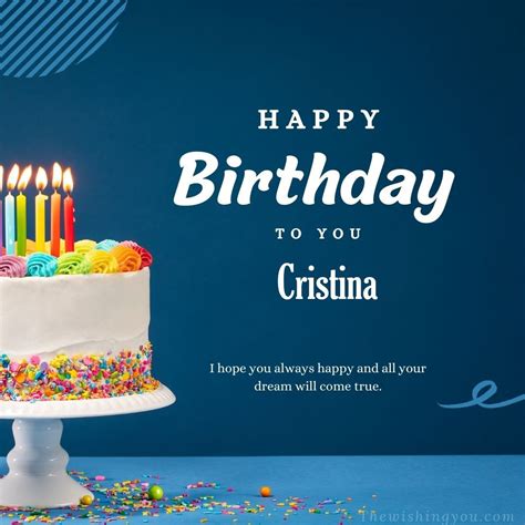 100 Hd Happy Birthday Cristina Cake Images And Shayari