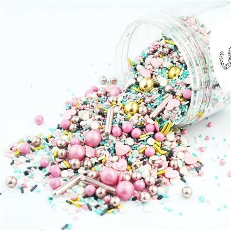 Girl Power Sprinkle With Chocolate Balls Cake Decorating Supplies