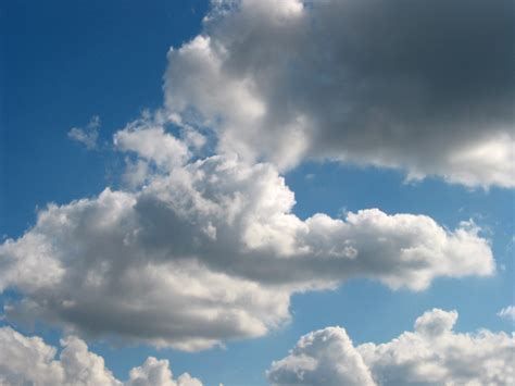 Cloudy Sky Free Stock Photo Image Picture Cumulus Clouds Royalty